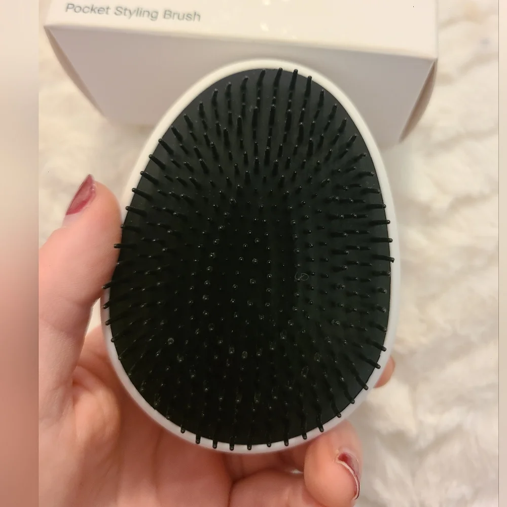 SpoiledChild Small Compact Pocket Styling Hair Brush Purse Size New in Box
